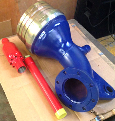 Tremie tremmie couplings Concrete Pouring Laying Cement Piling Foundations Civil Engineering Spool Piece clamp shwing collar shoulder victaulic